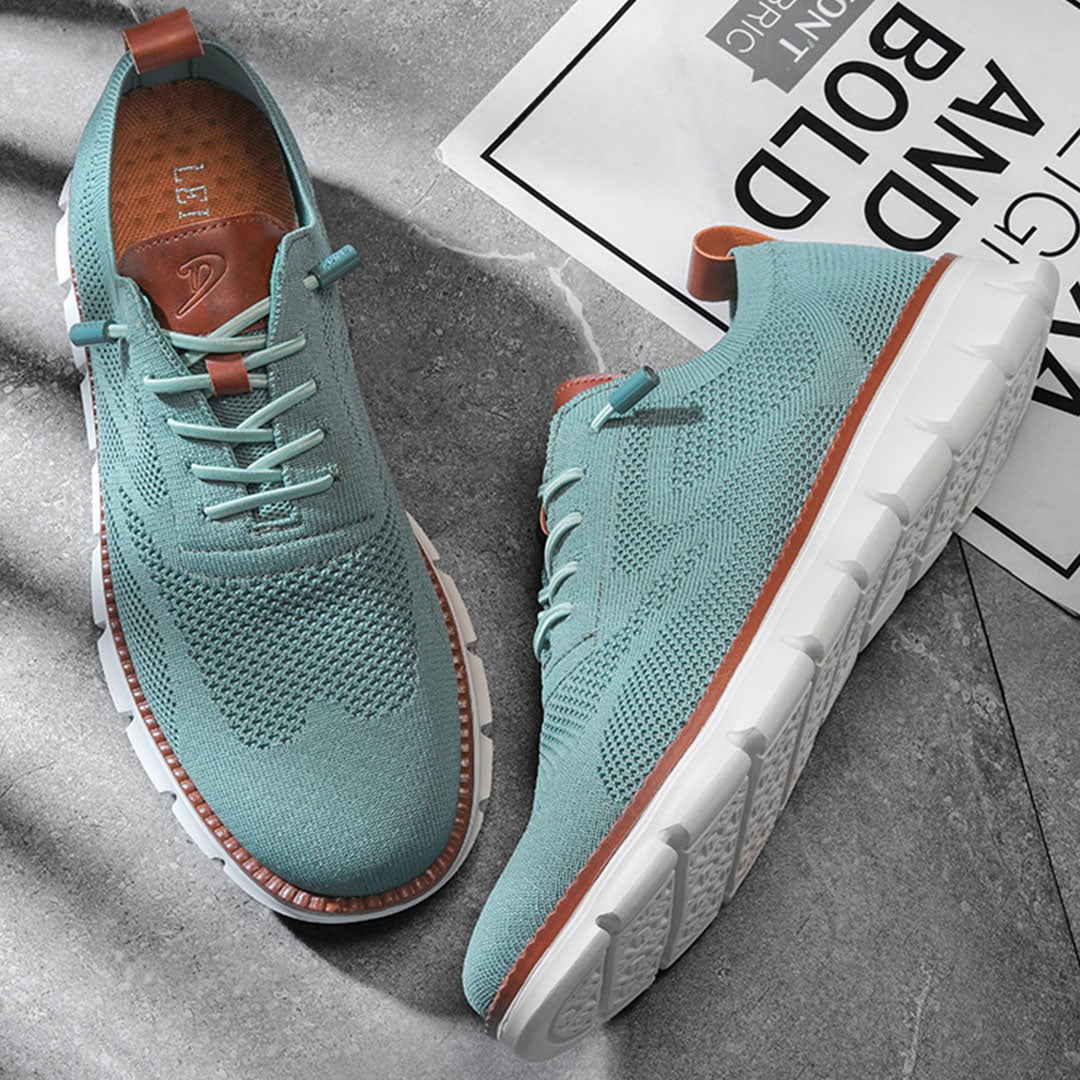 Urban – Baskets Homme en Maille Confortable – Turquoise – Édition limitée