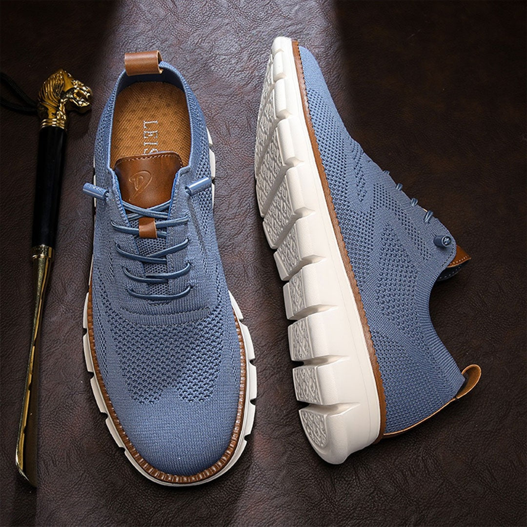 Urban – Baskets Homme en Maille Confortable – Bleu – Édition limitée
