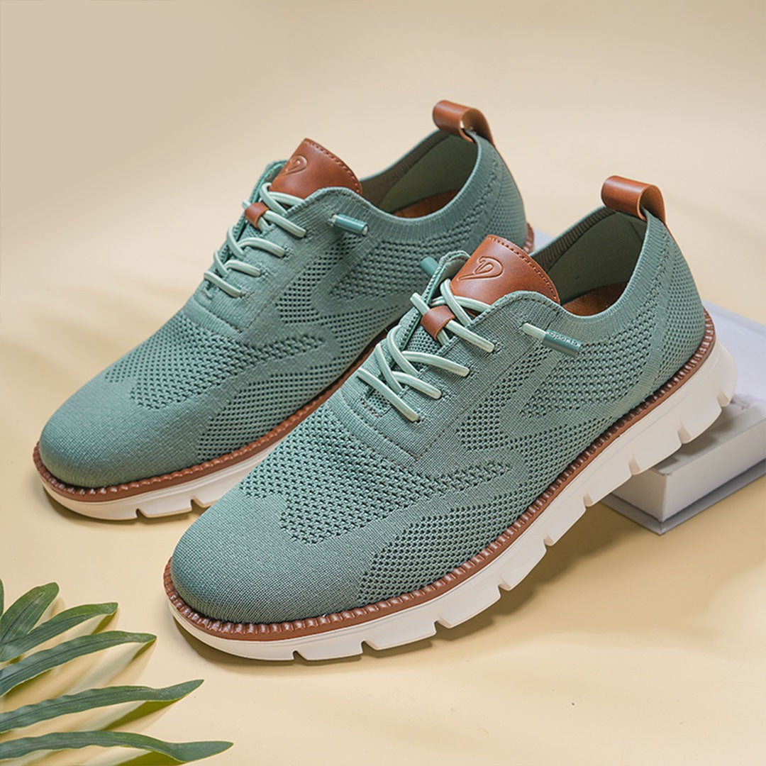Urban – Baskets Homme en Maille Confortable – Turquoise – Édition limitée