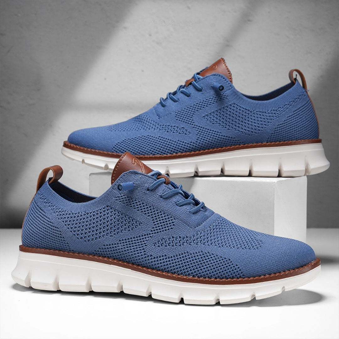 Urban – Baskets Homme en Maille Confortable – Bleu – Édition limitée