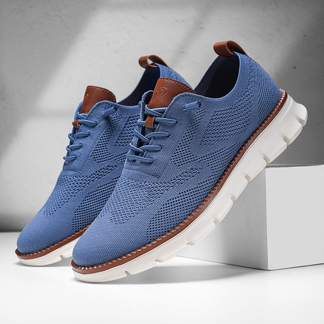 Urban – Baskets Homme en Maille Confortable – Bleu – Édition limitée
