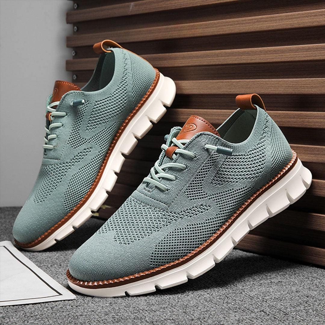 Urban – Baskets Homme en Maille Confortable – Turquoise – Édition limitée