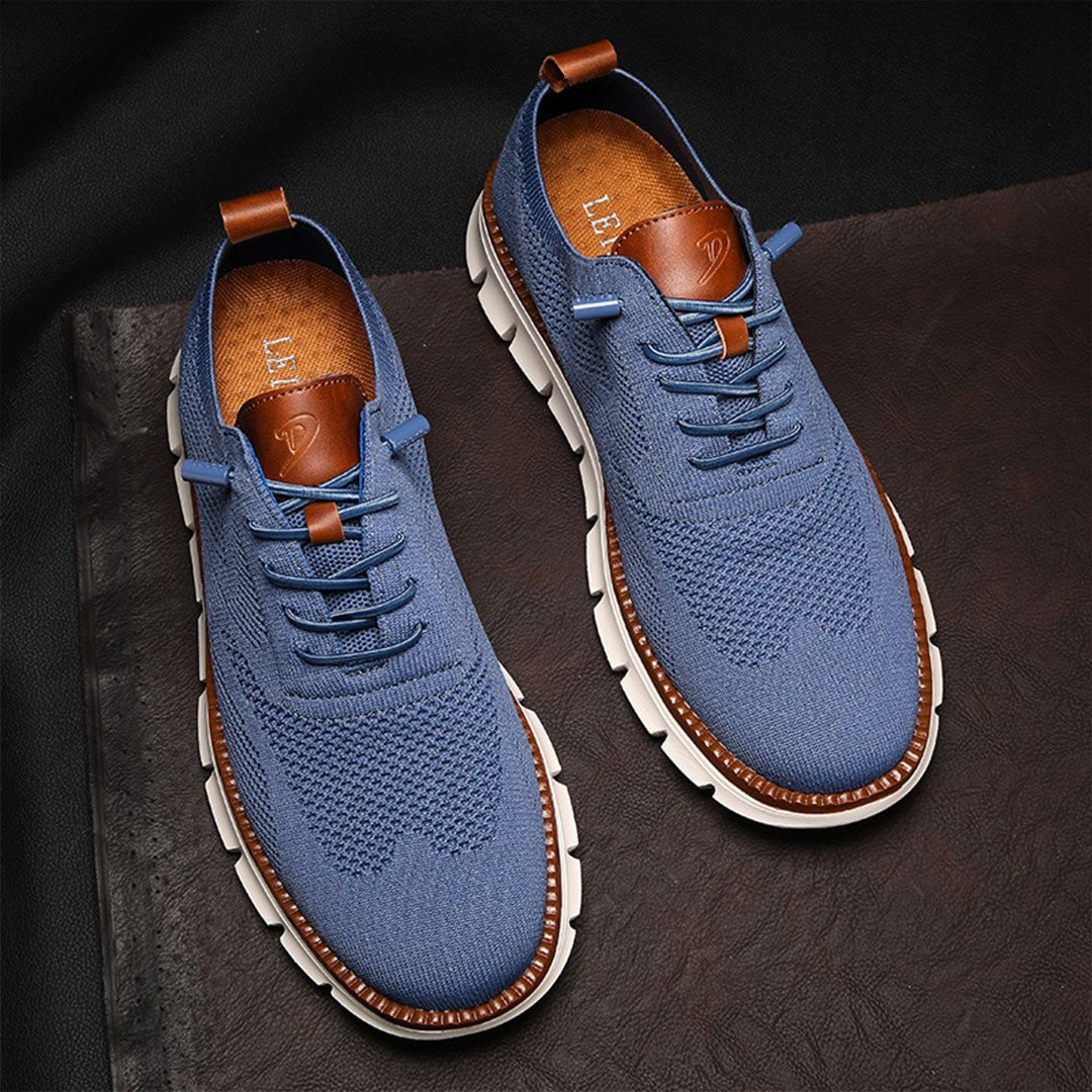 Urban – Baskets Homme en Maille Confortable – Bleu – Édition limitée