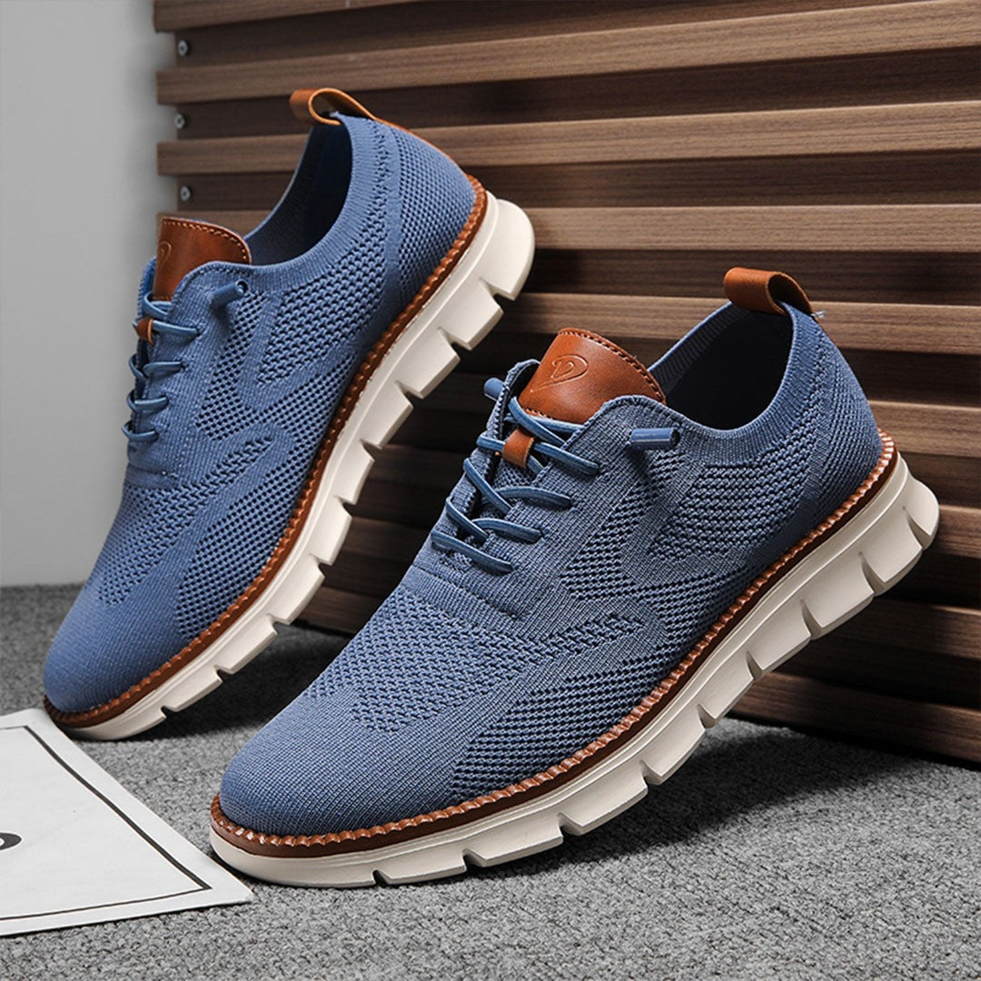 Urban – Baskets Homme en Maille Confortable – Bleu – Édition limitée