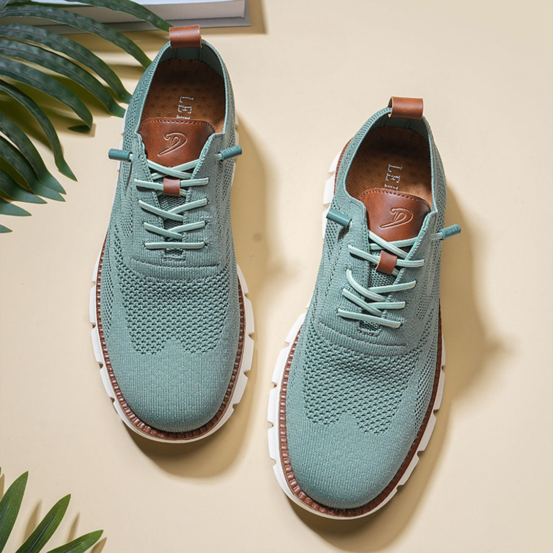Urban – Baskets Homme en Maille Confortable – Turquoise – Édition limitée