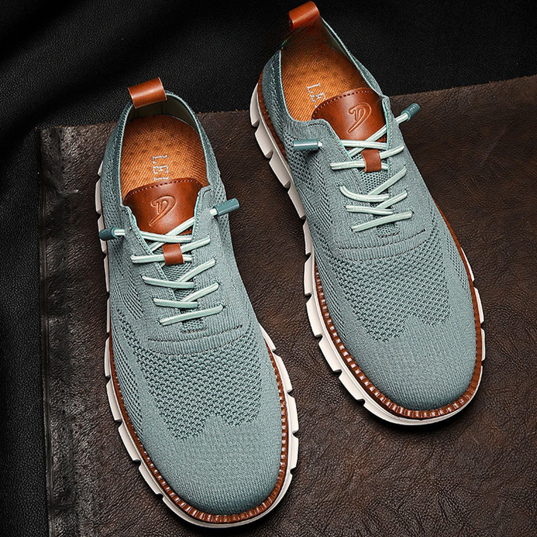 Urban – Baskets Homme en Maille Confortable – Turquoise – Édition limitée
