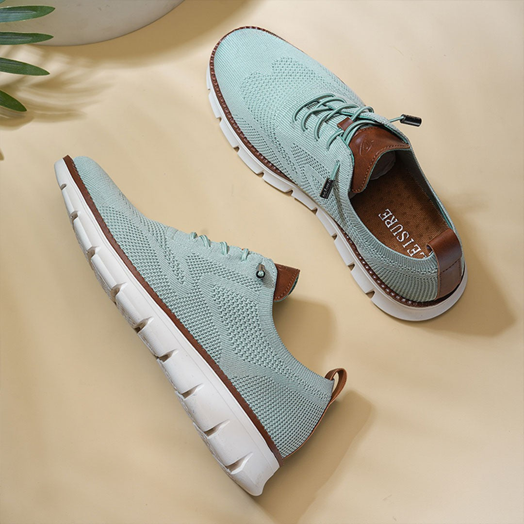 Urban – Baskets Homme en Maille Confortable – Turquoise – Édition limitée