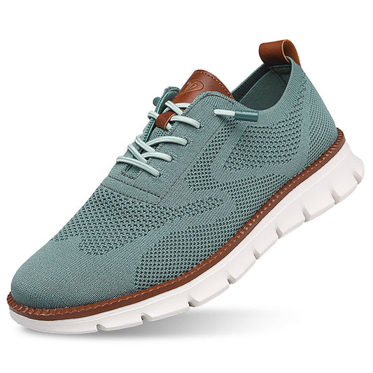 Urban – Baskets Homme en Maille Confortable – Turquoise – Édition limitée