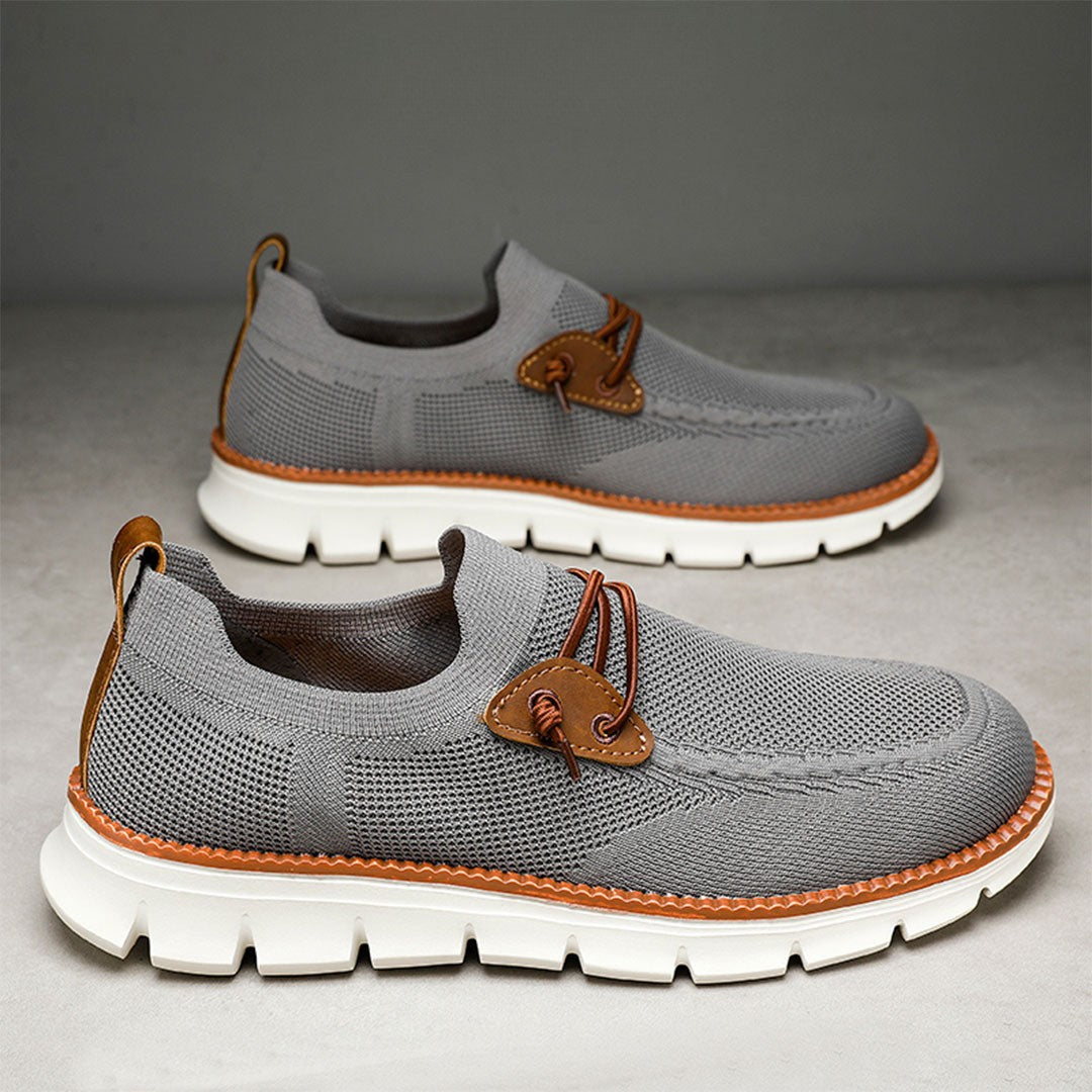 Amauti – Mocassins pour homme Chaussures toutes saisons ultra-confortables en cuir de première qualité – Gris (Cópia)