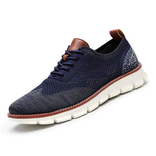 Swift – Baskets Homme Ultra-Confort Toutes Saisons en Maille Premium – Bleu marine
