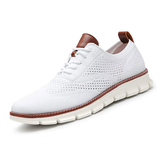 Swift – Baskets Homme Ultra-Confort Toutes Saisons en Maille Premium – Blanc