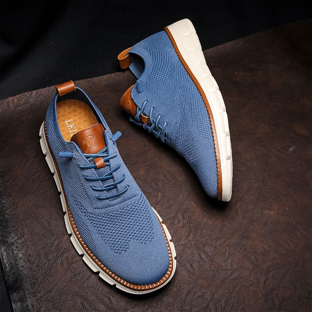 Urban – Baskets Homme en Maille Confortable – Bleu – Édition limitée
