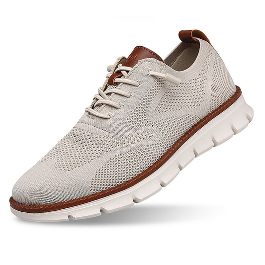 Urban – Baskets Homme en Maille Confortable – Beige – Édition limitée