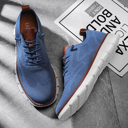 Urban – Baskets Homme en Maille Confortable – Bleu – Édition limitée