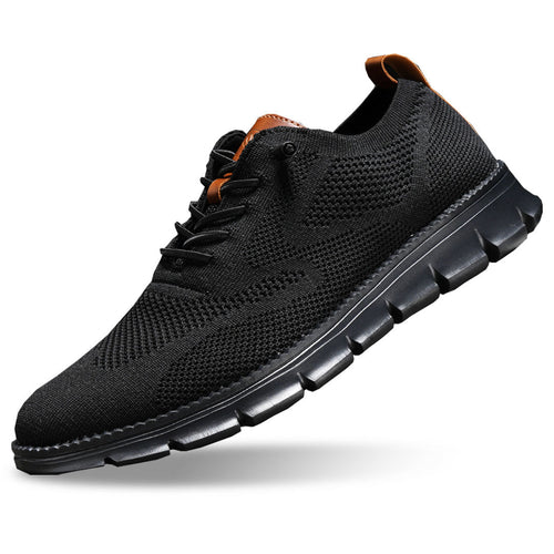 Urban Blackout – Baskets Homme Ultra-Confort Toutes Saisons en Maille Premium – Noir