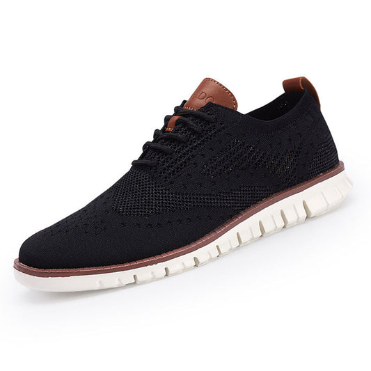 Swift – Baskets Homme Ultra-Confort Toutes Saisons en Maille Premium – Noir