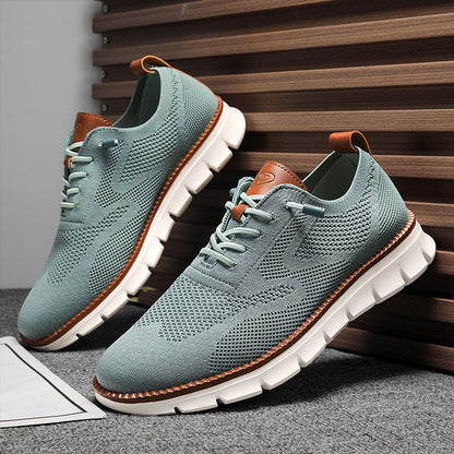 Urban – Baskets Homme en Maille Confortable – Turquoise – Édition limitée