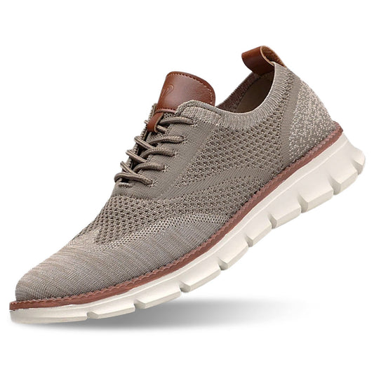 Swift – Baskets Homme Ultra-Confort Toutes Saisons en Maille Premium – Marron