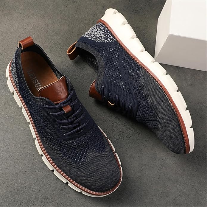 Swift – Baskets Homme Ultra-Confort Toutes Saisons en Maille Premium – Bleu marine