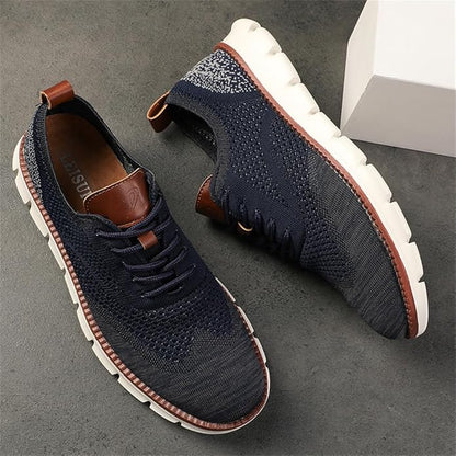 Swift – Baskets Homme Ultra-Confort Toutes Saisons en Maille Premium – Bleu marine