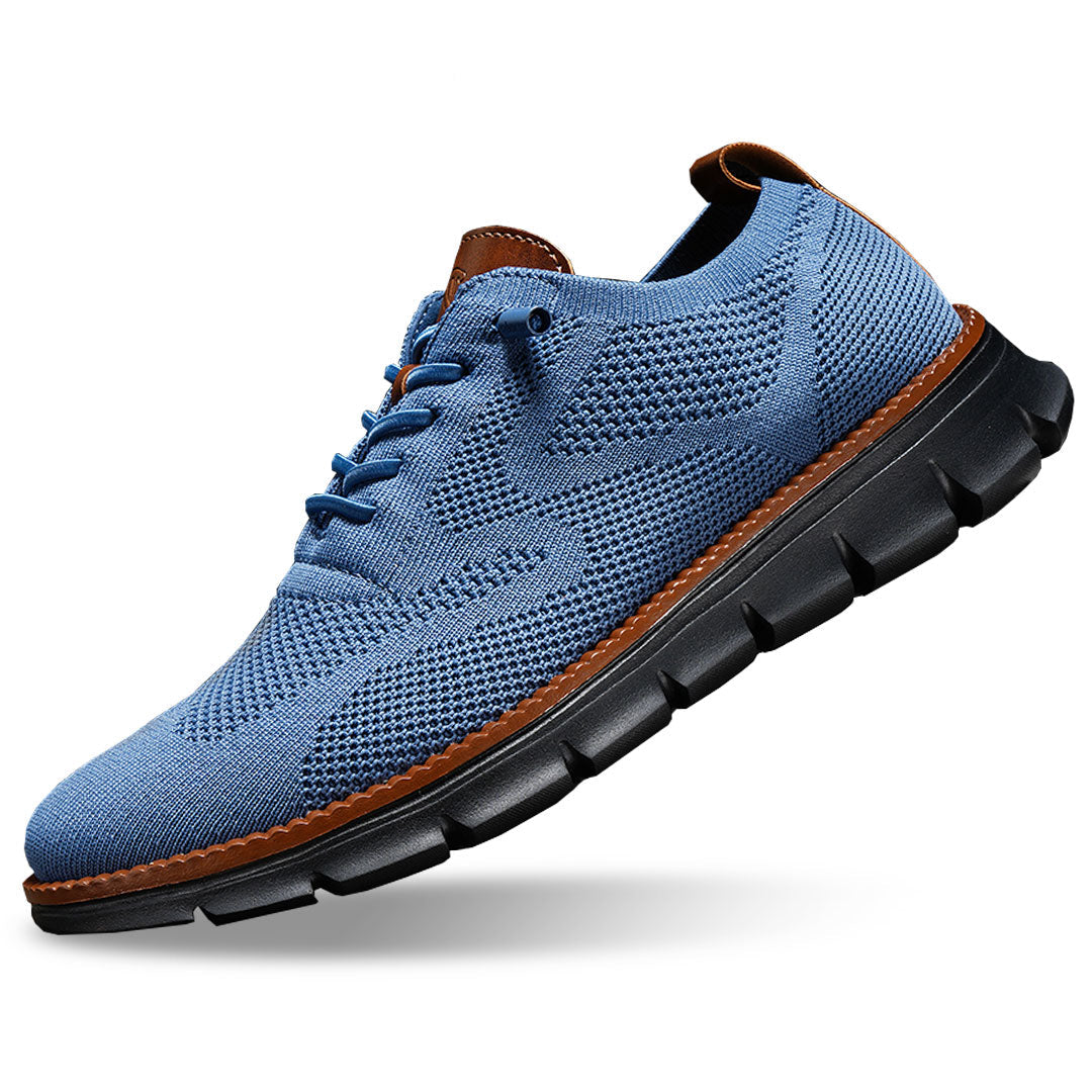 Urban Blackout – Baskets Homme Ultra-Confort Toutes Saisons en Maille Premium – Bleu Lapis