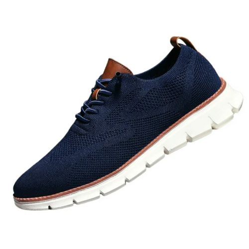 Urban – Baskets Homme en Maille Confortable – Élégance – Bleu Royal