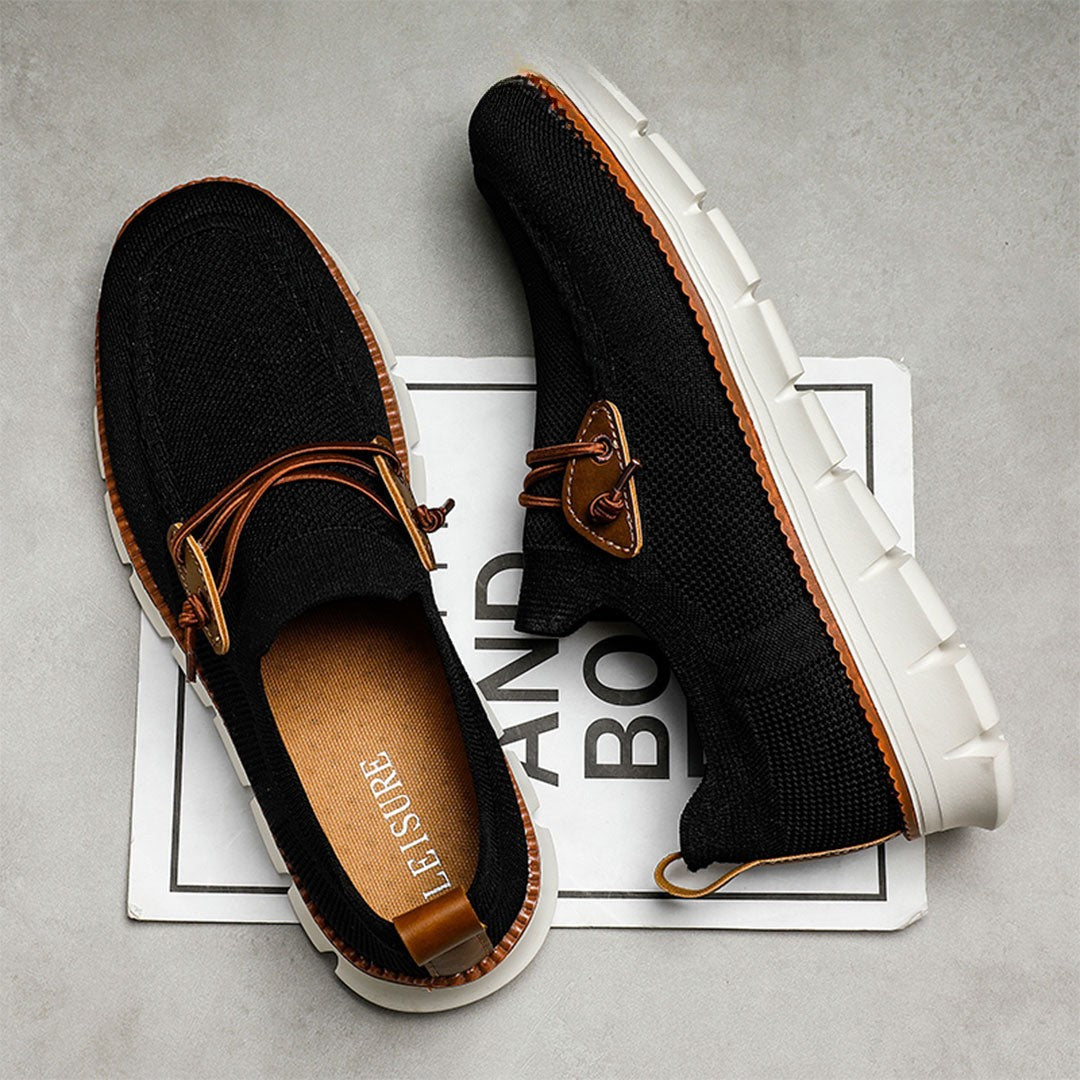 Amauti – Mocassins Homme Ultra-Confort Toutes Saisons en Cuir Premium – Noir (Cópia)