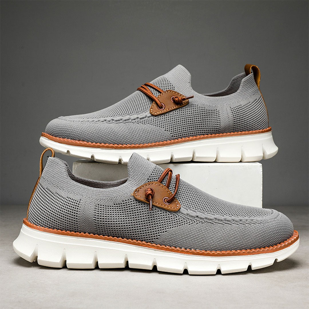 Amauti – Mocassins pour homme Chaussures toutes saisons ultra-confortables en cuir de première qualité – Gris (Cópia)