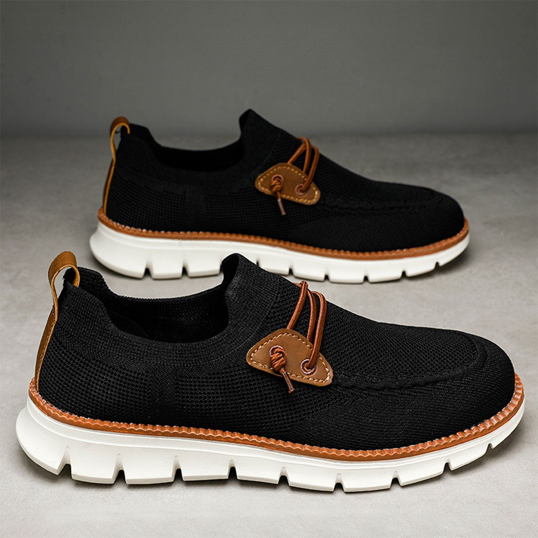 Amauti – Mocassins Homme Ultra-Confort Toutes Saisons en Cuir Premium – Noir (Cópia)